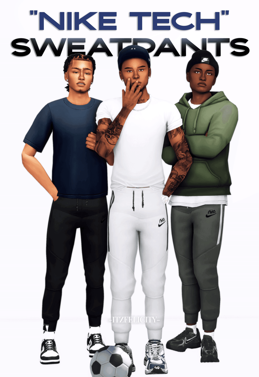 Скриншот мода Спортивные штаны 'Nike Tech'